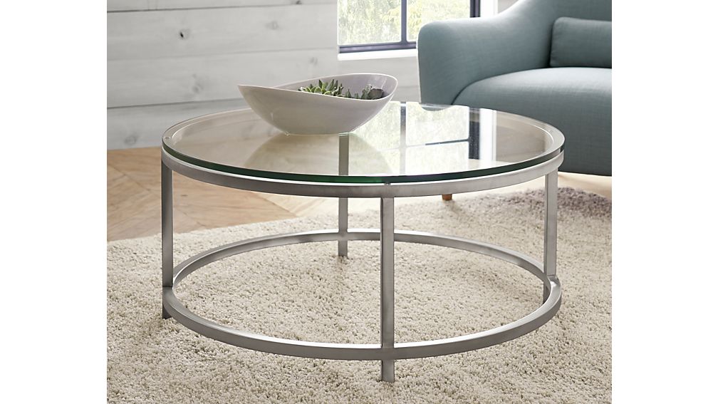Round glass coffee table is the new style statement