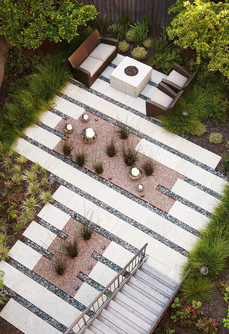 16 inspirational backyard landscape designs as seen from above TSOREUW