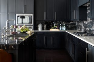30 best black kitchen cabinets - kitchen design ideas with black cupboards FILCIEK