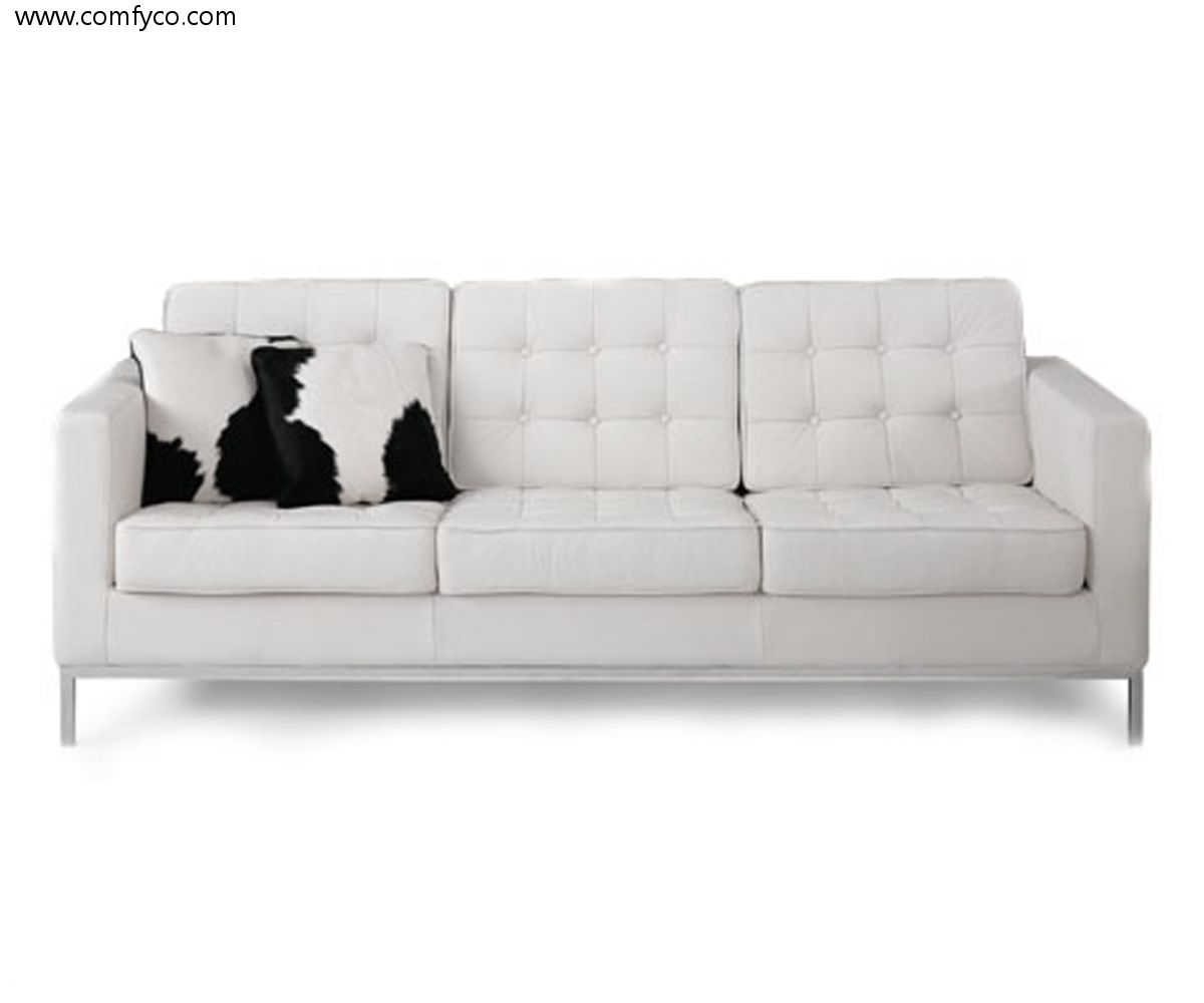 a guide to buying white leather sofa ZKKVUNH