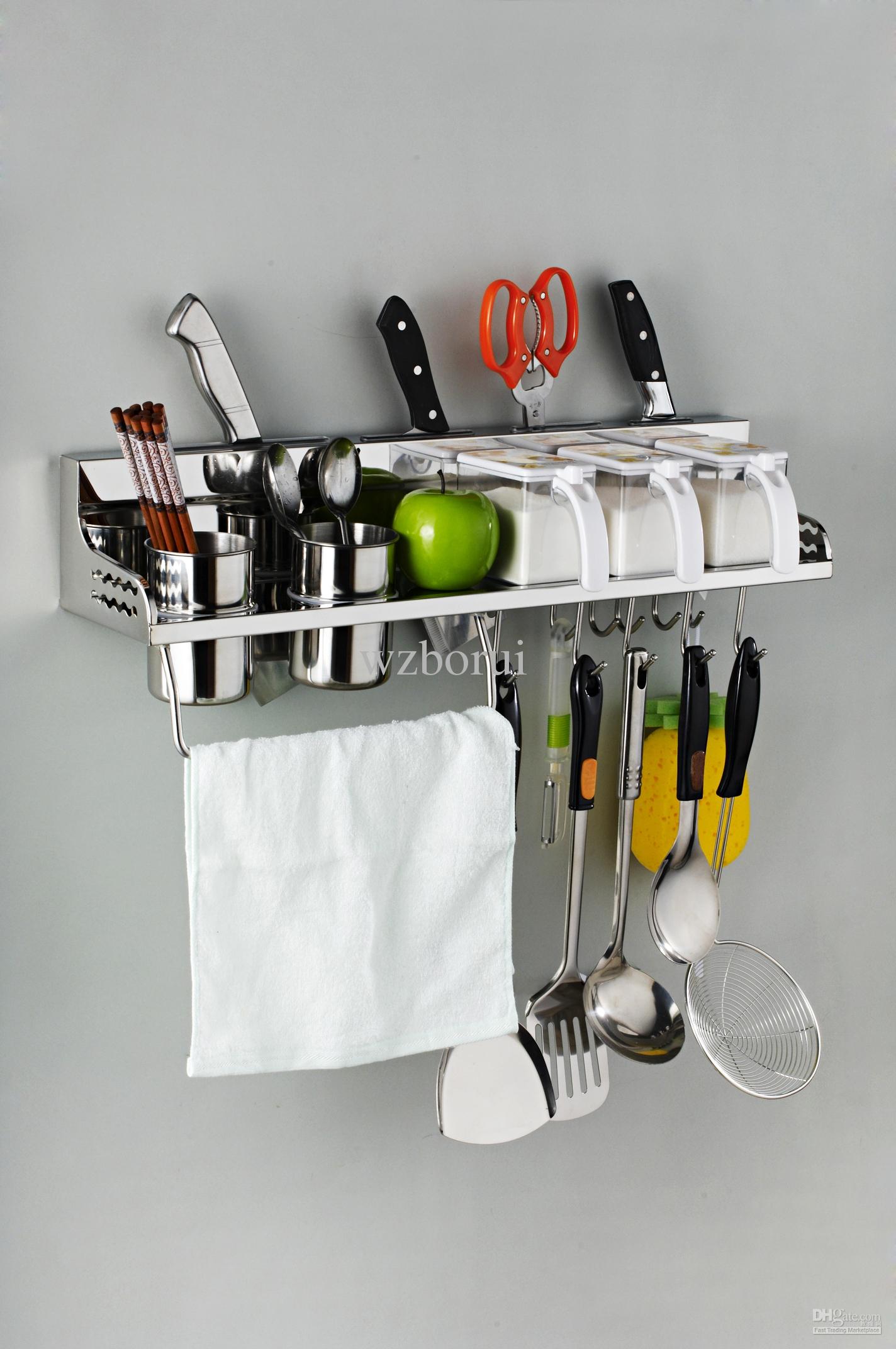 accessories for the kitchen - shelf 304 stainless steel kitchen accessories  storage HOJWBKJ