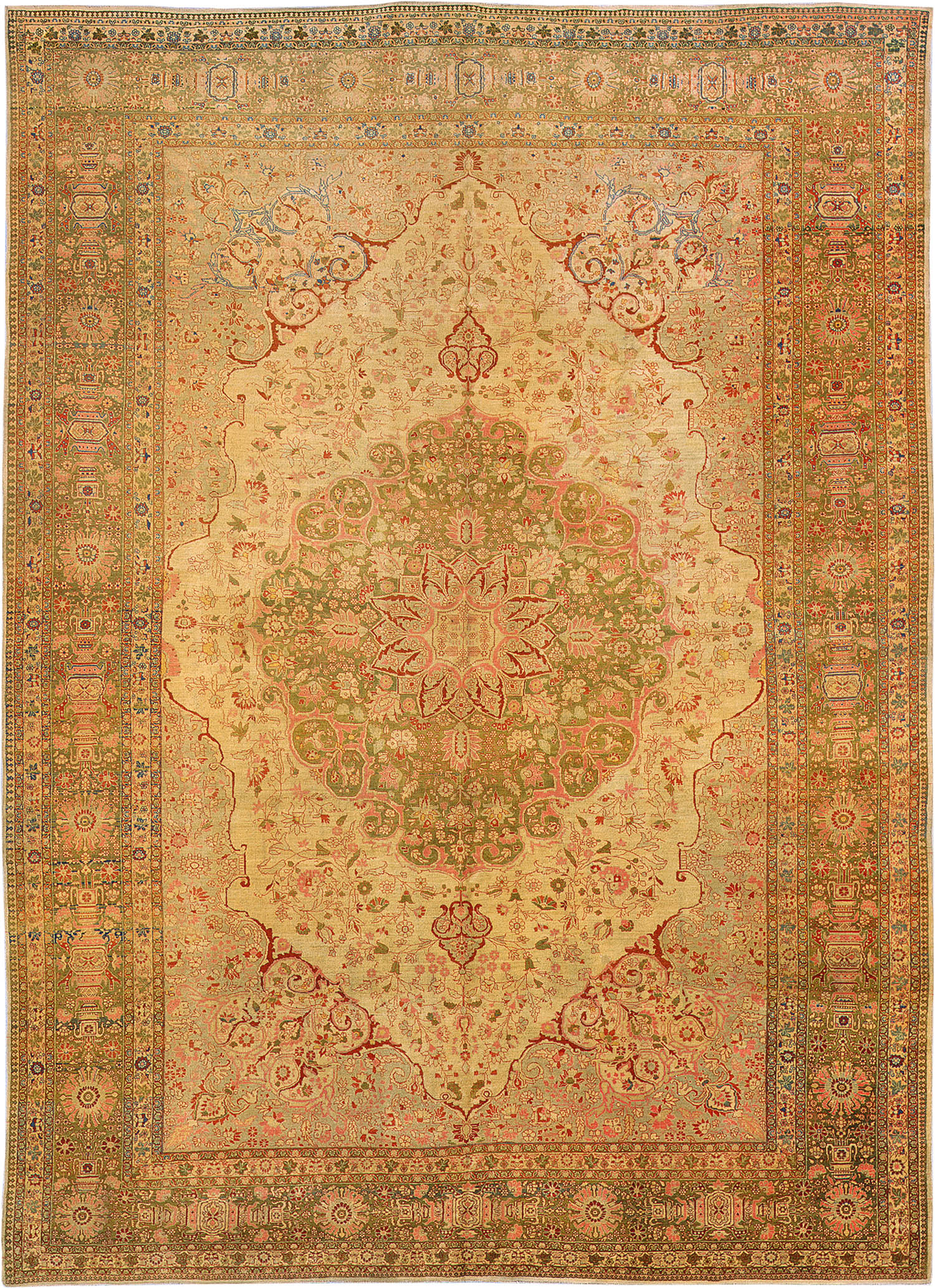 antique rugs fine rare antique persian tabriz haji jalili rug 3035 nazmiyal JOLEMWS