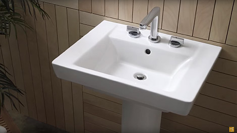 bathroom sink video:luxury pedestal sinks by american standard ZSOHDLN