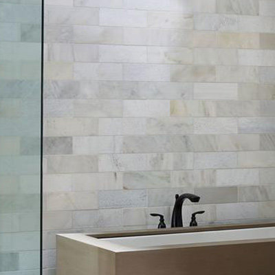 bathroom tiles large wall tile gives the illusion that rooms are larger than they actually OXJGIOM