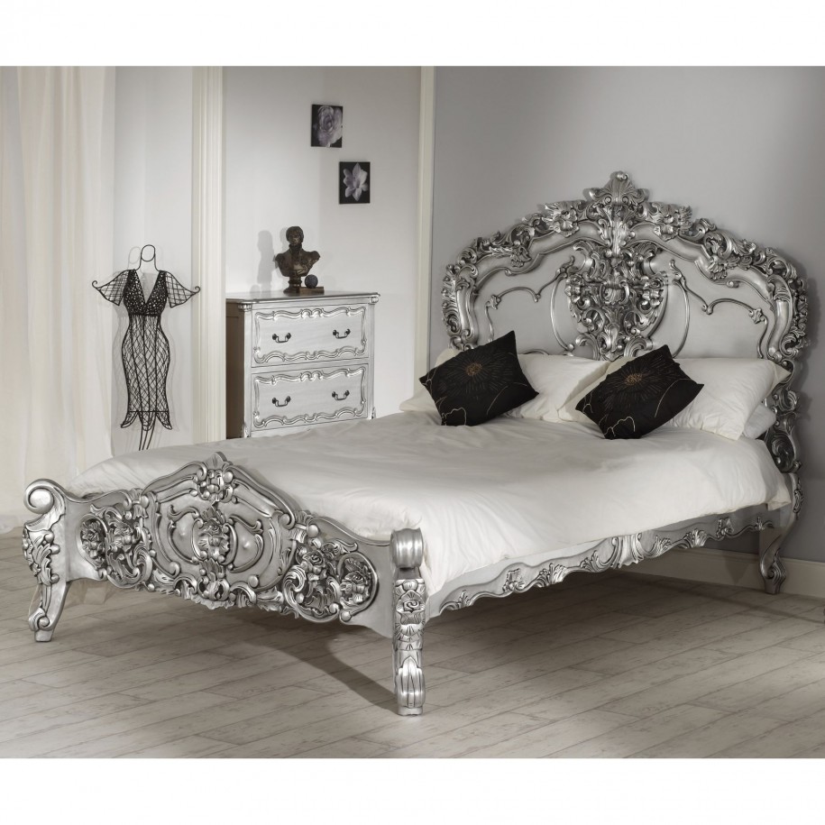 beautiful silver bedroom furniture : great silver bedroom furniture classic  accents patterned POAGVYM