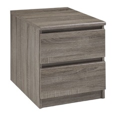 bed side tables tvilum - tvilum naia 2-drawer nightstand, truffle - nightstands and bedside  tables OURYRQG