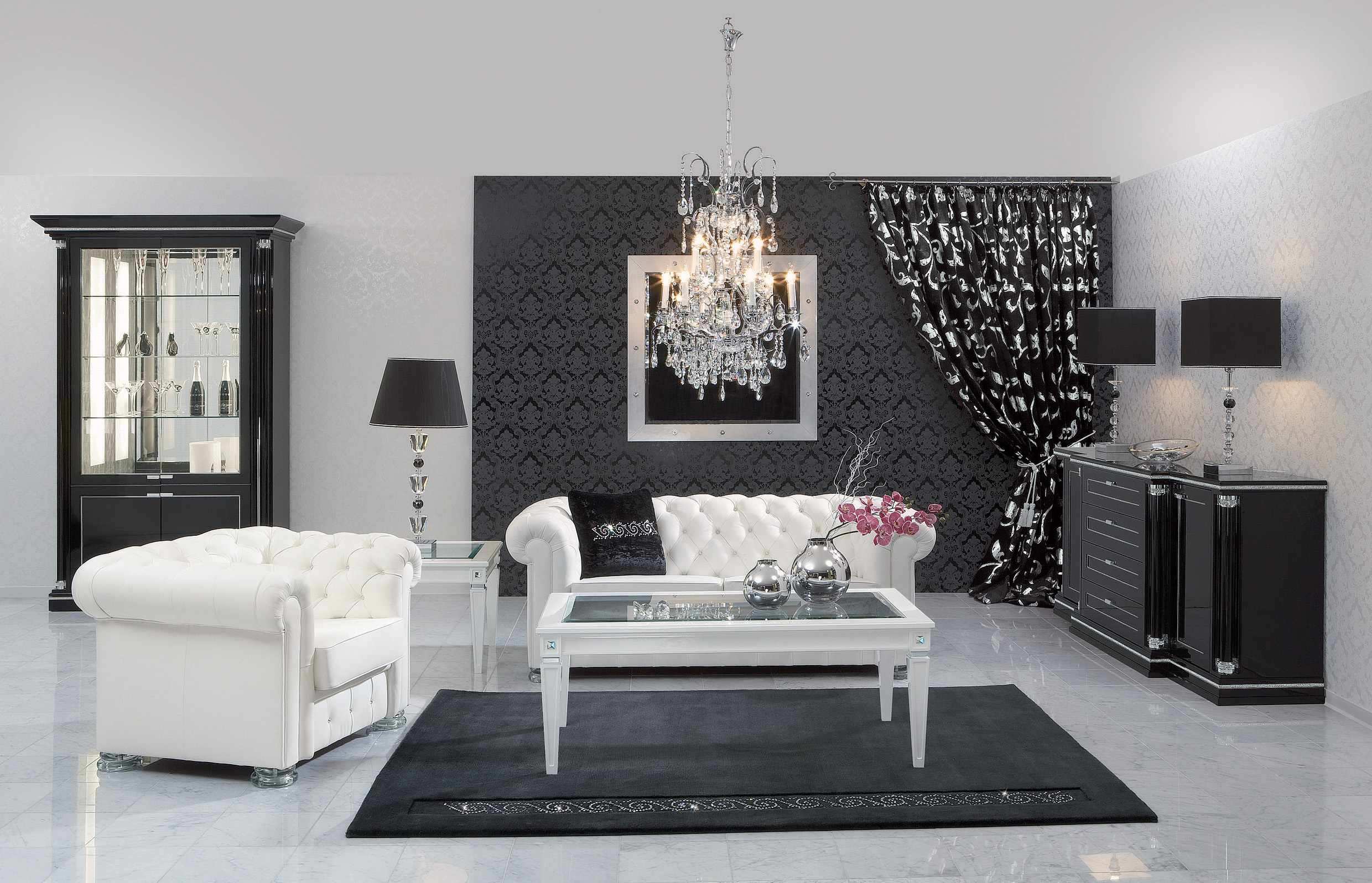 black and white living room 17 inspiring wonderful black and white contemporary interior designs GJMOYNW