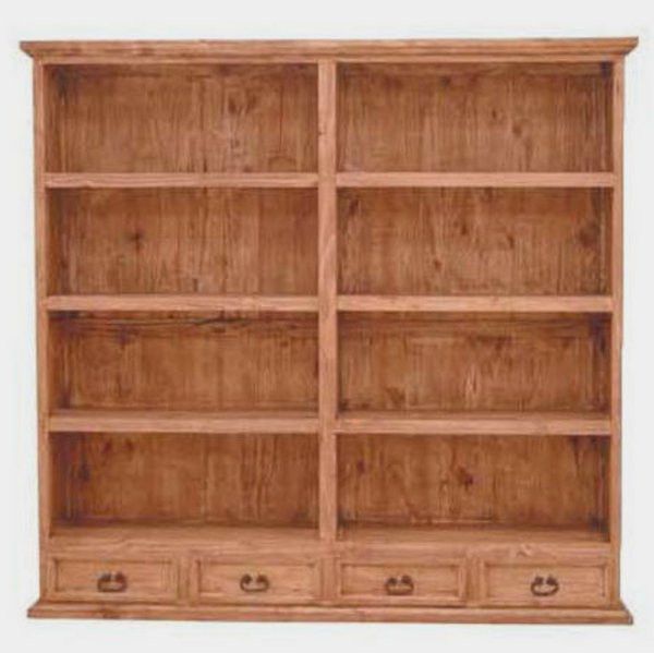 buy large bookcase with drawers (brown) (77.00 GMMEGBD