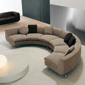 curved sectional sofa for small spaces - : #sofas curved LHFVVMQ