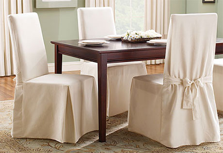 Make it auspicios with dining room chair covers