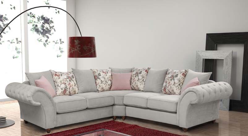 fabric corner sofa - sd049 WMFUAWV