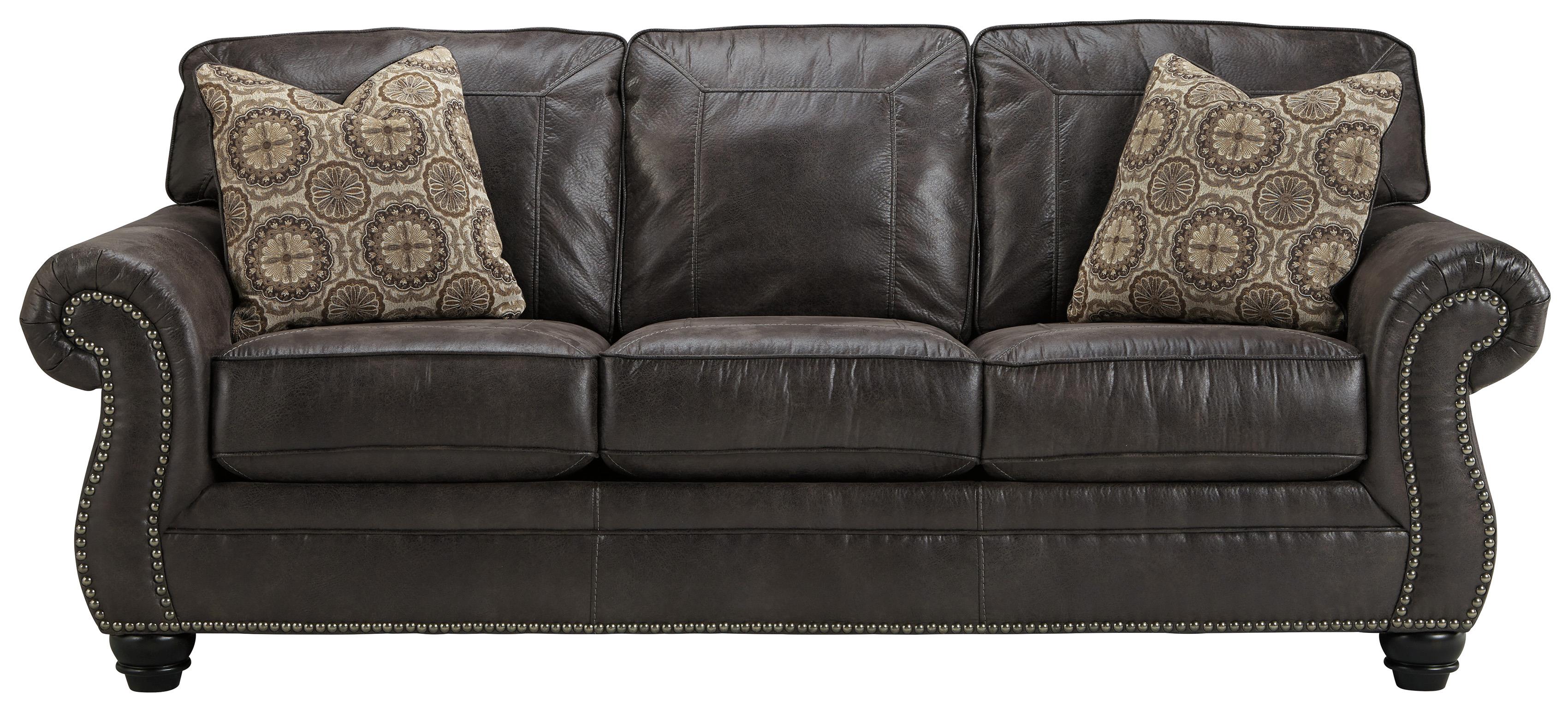 faux leather sofa benchcraft breville sofa - item number: 8000438 GYYNQTO