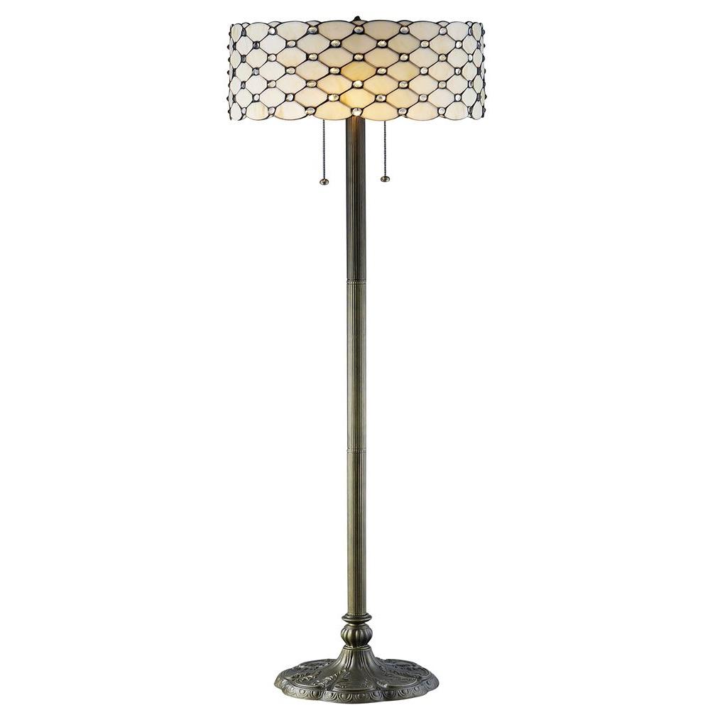 floor lamps - lamps u0026 shades - the home depot YVMPZSI