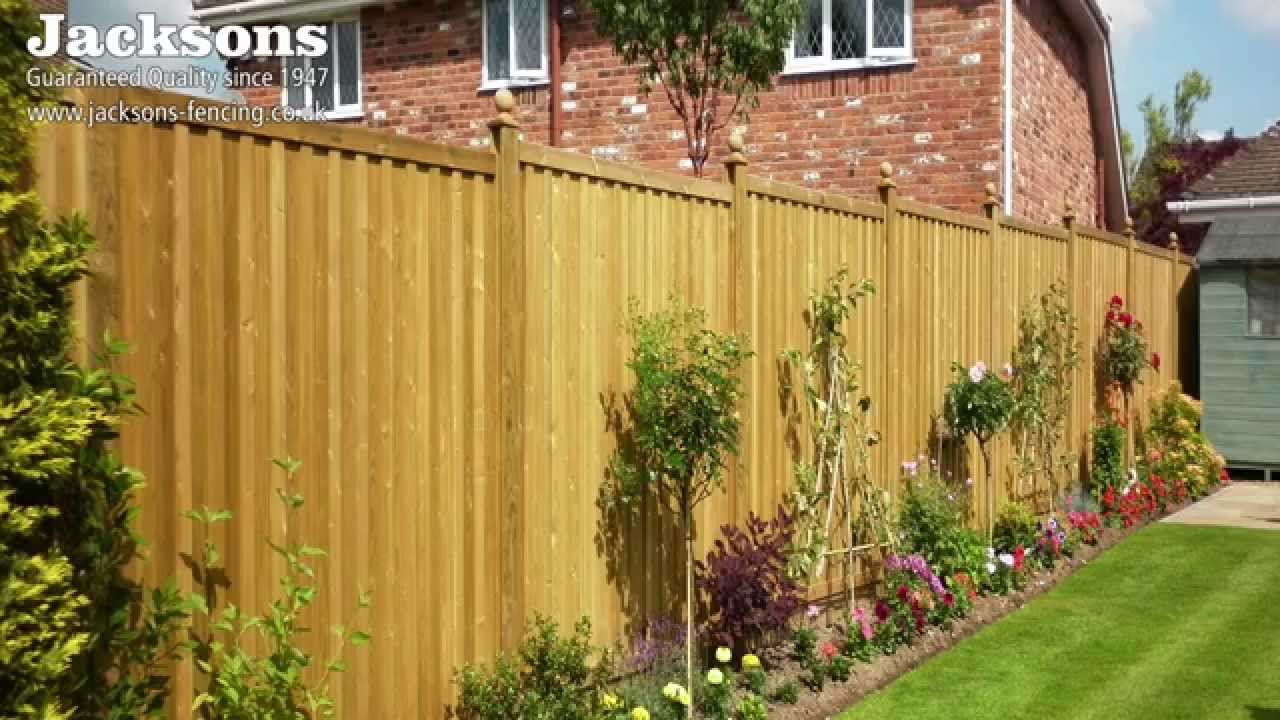 garden fence panels fence panels - youtube UDIBXRM