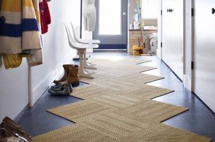 hallway runners need a custom-size rug for a hallway or entryway? use carpet tiles to LLDOOYJ