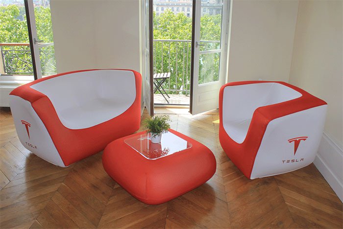 inflatable furnitures #094 brick sofa u0026 cubrik chair - tesla · #094 led inflatable furniture WJSJYSE