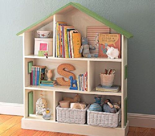 kids bookcase love this little dollhouse shaped bookshelf AWVFHHE