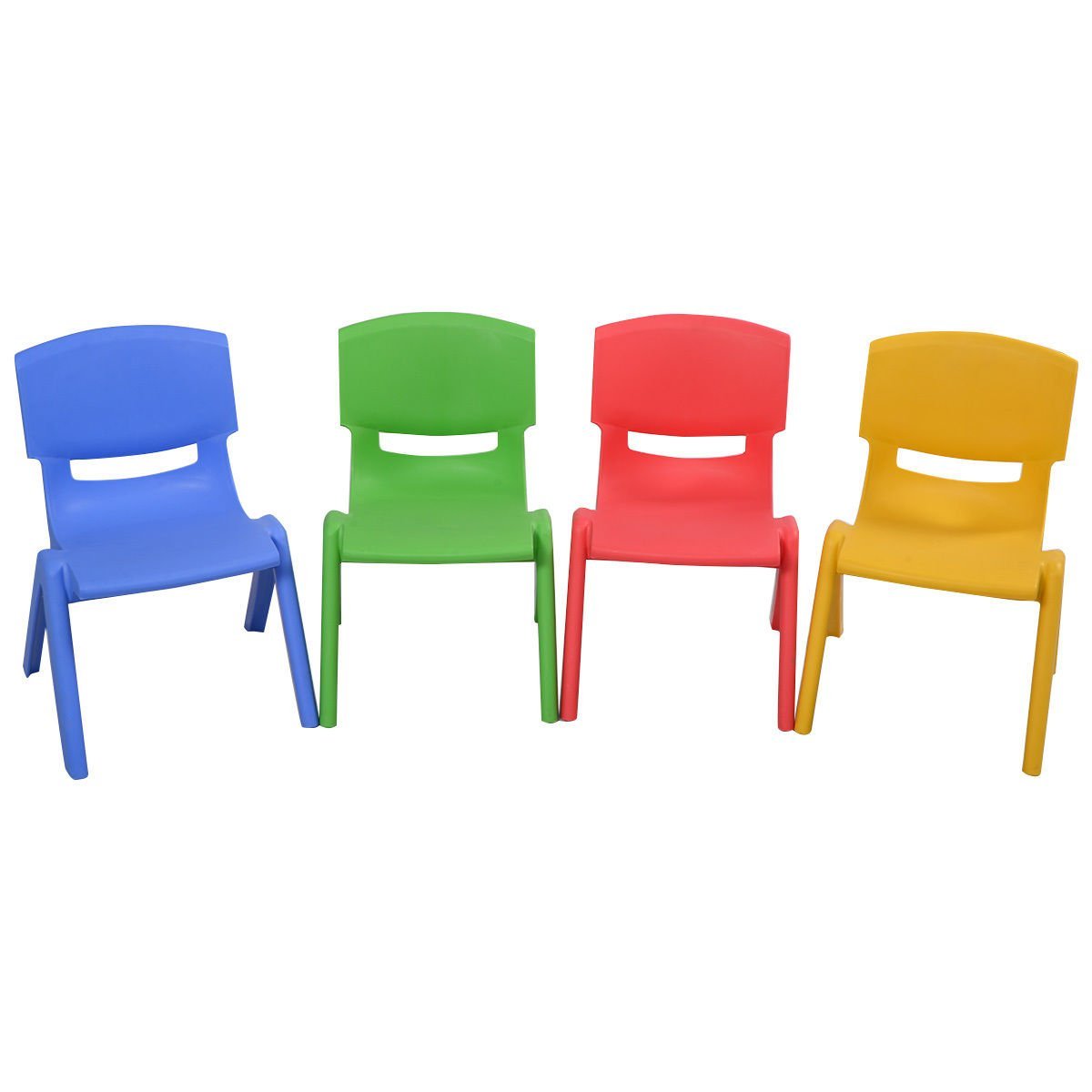 kids chairs amazon.com: costzon set of 4 kids plastic chairs stackable play and learn KWIFVYZ