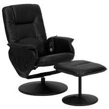 leather recliner chairs leather heated reclining massage chair u0026 ottoman LOWMENB