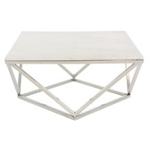 marble coffee table stainless steel/marble square coffee table LXXFUHT