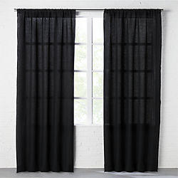 modern curtains pin it linen black curtain panel PAXMRXA
