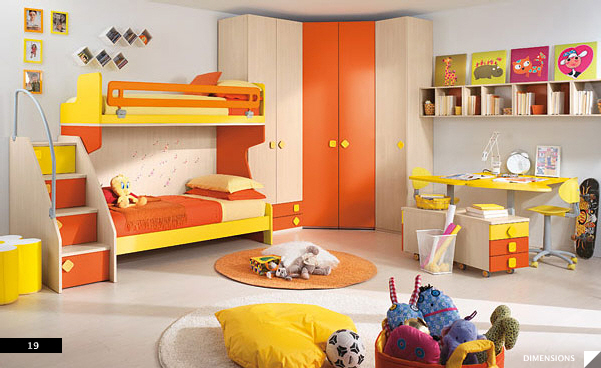 modern kids bedroom. furniture maker: columbini YASSGHZ