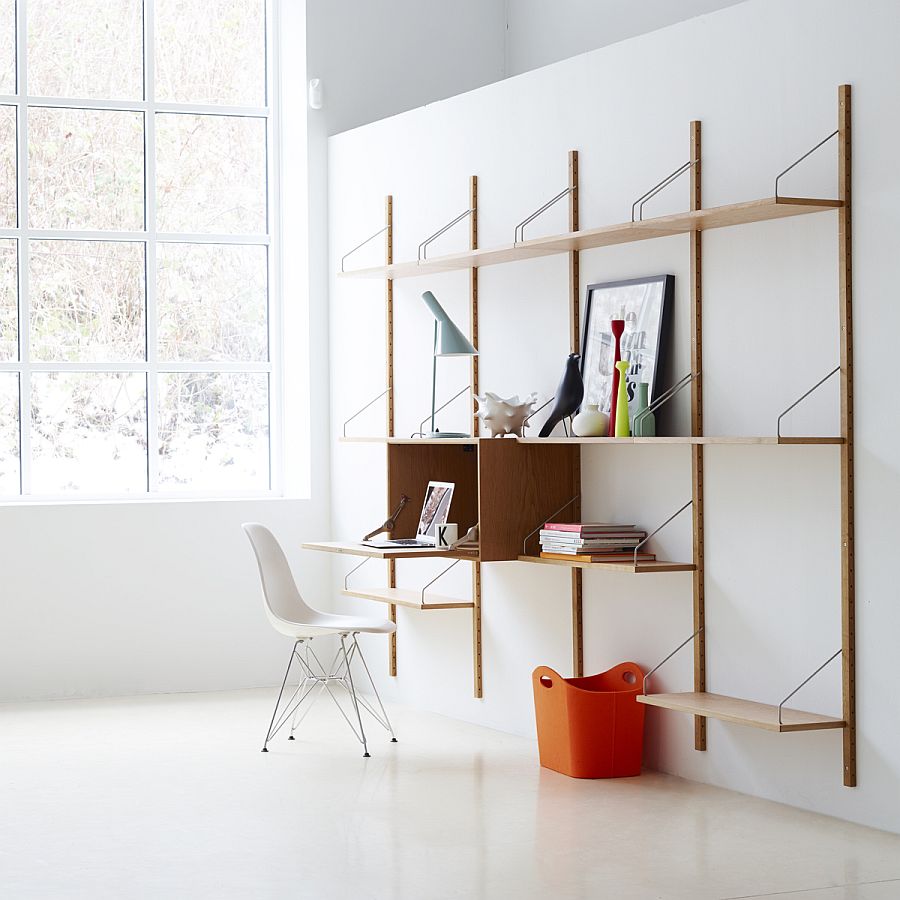 modular shelving view in gallery royal system by poul cadovius WCTFKQD