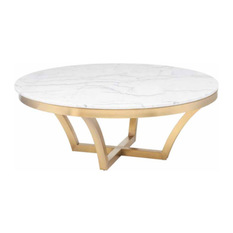 nuevo living - nuevo aurora marble coffee table - coffee tables FQMIYDI