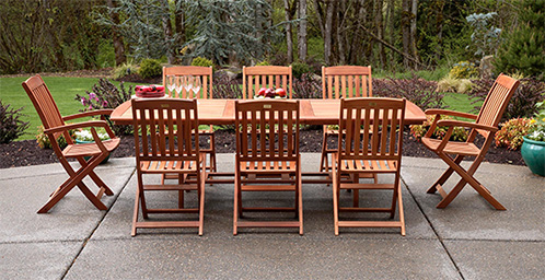 outdoor table and chairs patio furniture dining sets VWHVUHK
