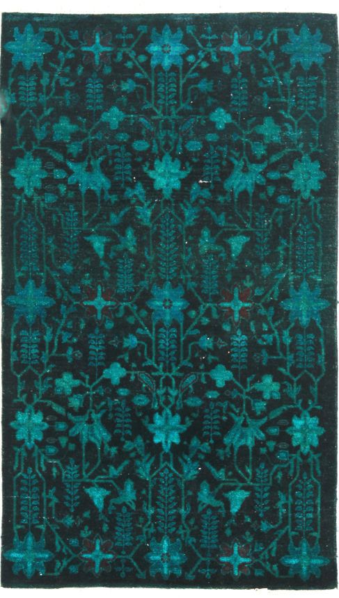 overdyed ovr64 teal rug | traditional rugs / shades of teal / turquoise VPJUIGH