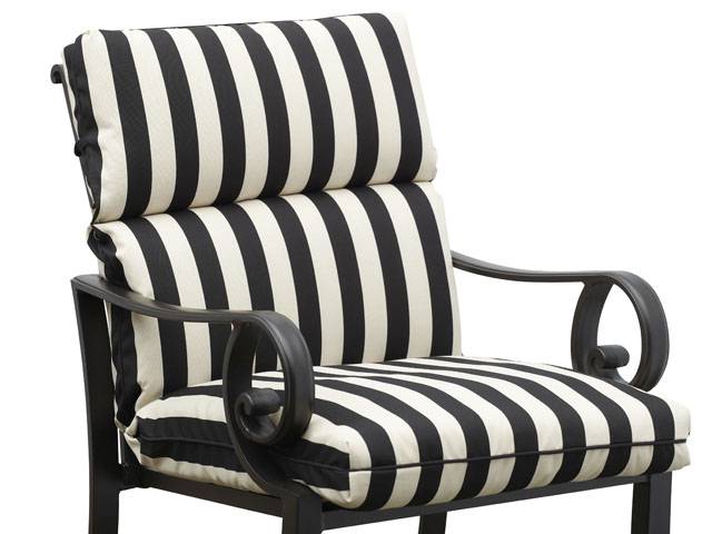 patio chair cushions 45 x 22 chair cushion in bouquet stripe beige FYVZBUC