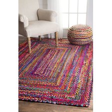 pink rugs khan hand-braided pink area rug TVMYPDB
