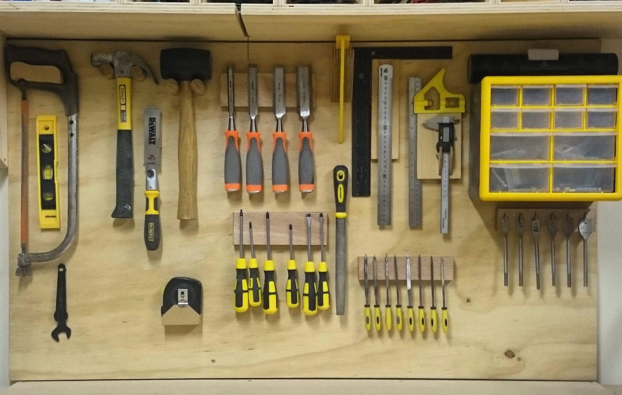 replacing my french cleat hand tool storage NZNAPVT