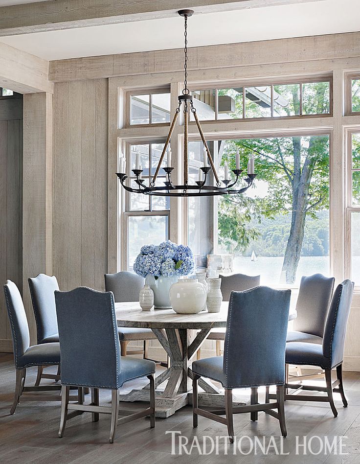 round dining room tables inspired (still) by beth webb. coastal dining roomswhite ... MYUCQST