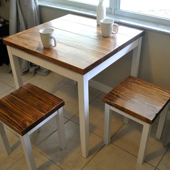 small dining sets farmhouse breakfast table or dining table set with or without stools - JMGAUAR