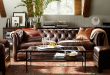 tufted leather sofa chesterfield leather sofa | pottery barn XOQYGDU