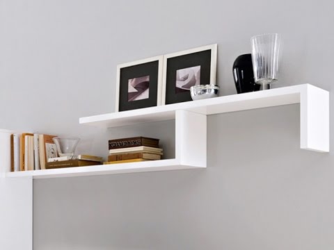 wall mounted shelves - wall mounted shelves contemporary JZGVPAI