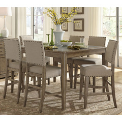 weatherford counter height dining table, liberty, weatherford collection AZWCUIF