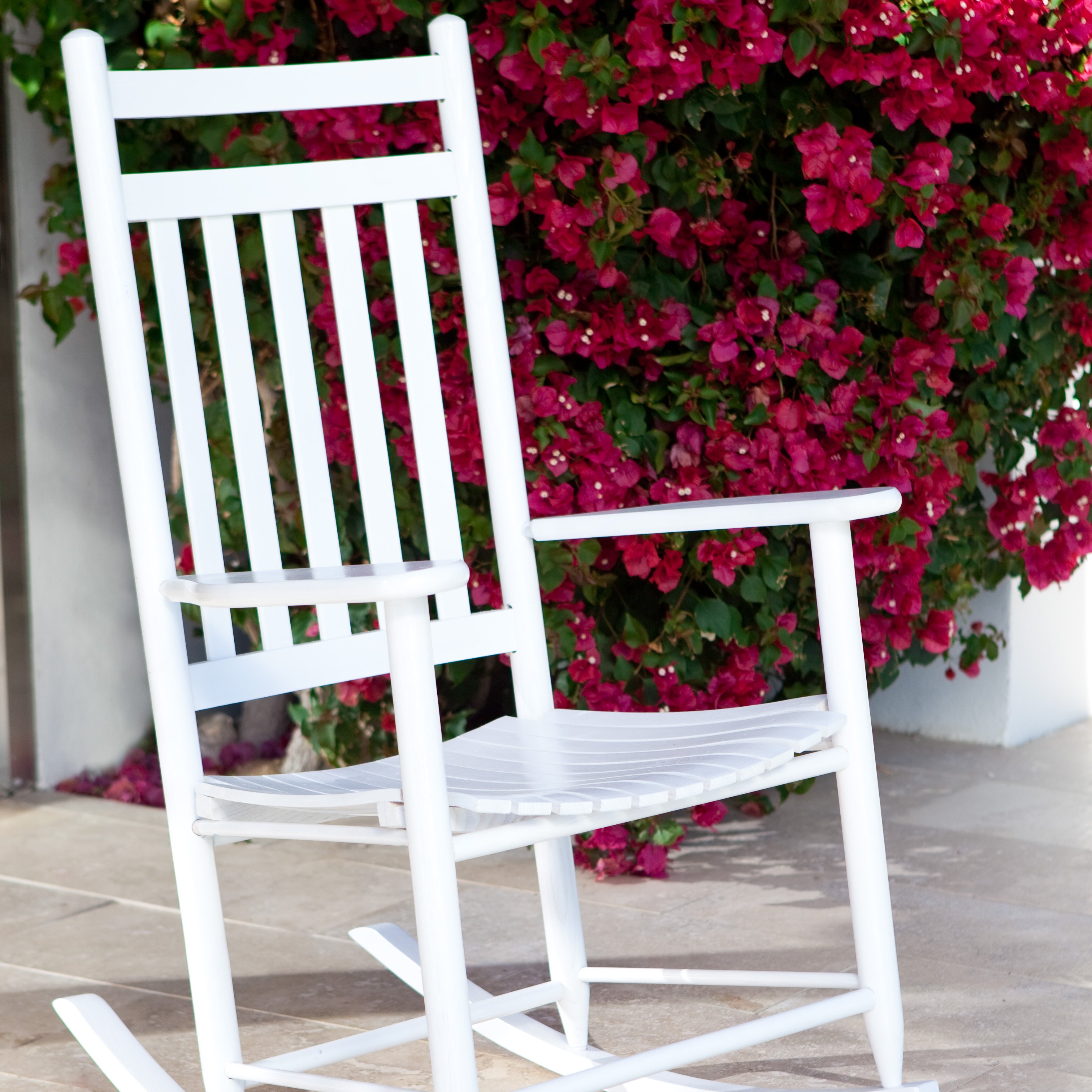 white rocking chair coral coast indoor/outdoor mission slat rocking chair - white - outdoor rocking NDEQZVG