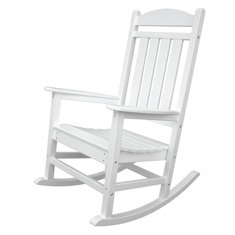 white rocking chair polywood® presidential recycled plastic rocking chair. product variants  selector. white OSRHAGW