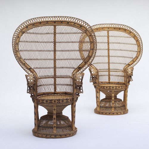 wicker chairs city furniture | 2 rattan peacock chair 1970s #wicker #old #peacockchairs ESVKMYQ