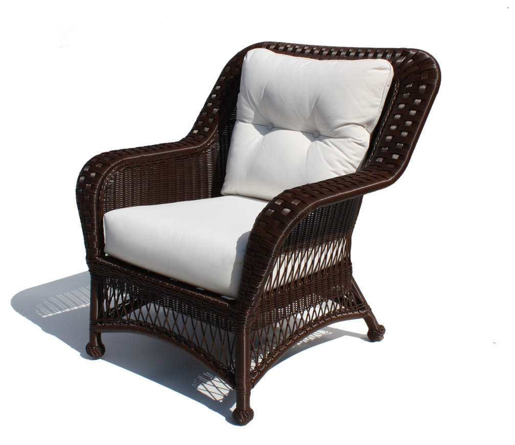 wicker chairs outdoor wicker chair - princeton shown in brown | wicker paradise CYHLGMW