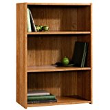 wood bookcase sauder beginnings 3-shelf bookcase, highland oak DVLRQNF