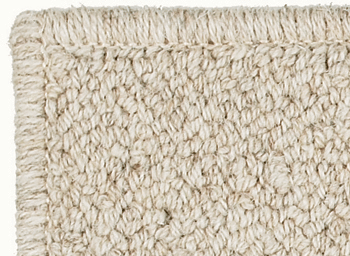 wool carpet rug show serged edges VEMQVWY