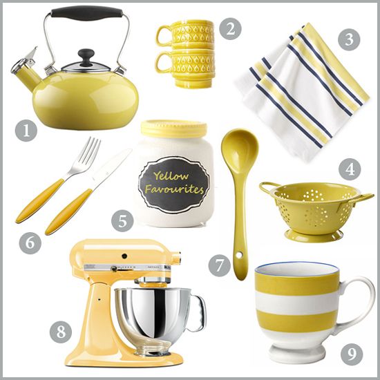 yellow kitchen accessories CMDLESL