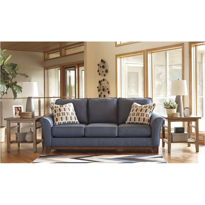 4380738 ashley furniture janley - denim sofa VPLPIGZ