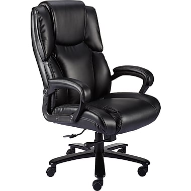 big office chairs staples glenvar bonded leather big and tall chair VOWLOWE