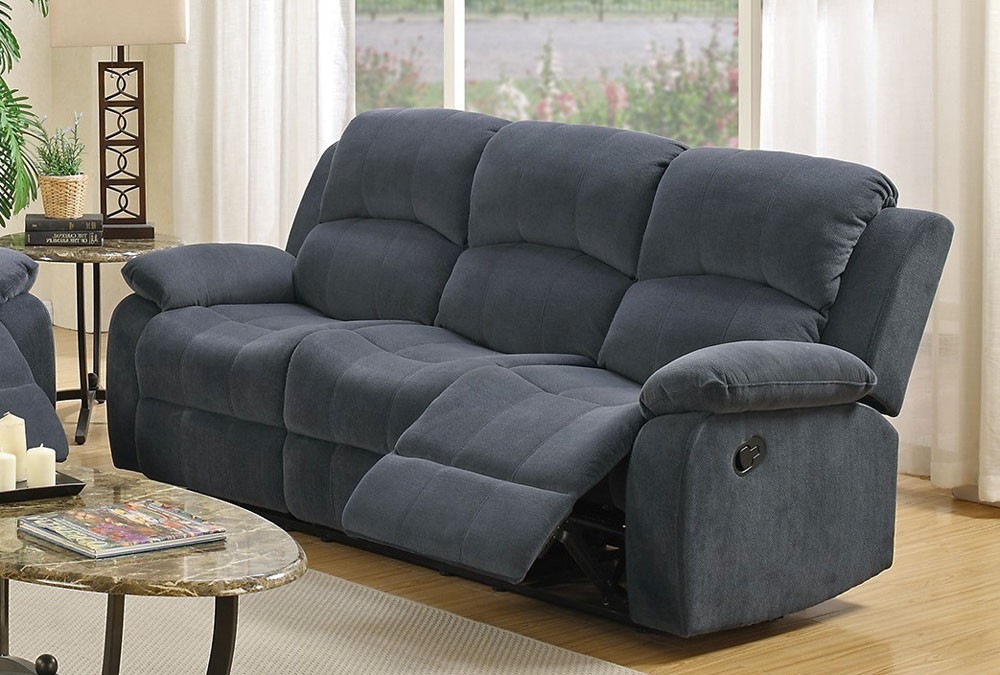 The idea behind the making of the blue reclining sofa