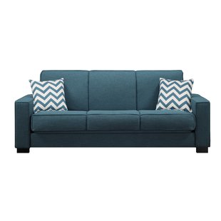 blue sofa swiger convertible sleeper sofa UMHRQML