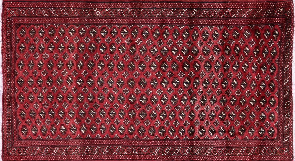bokhara rugs 4 x 7 elephant feet design persian bokhara rug - w1827 ULSWMRD